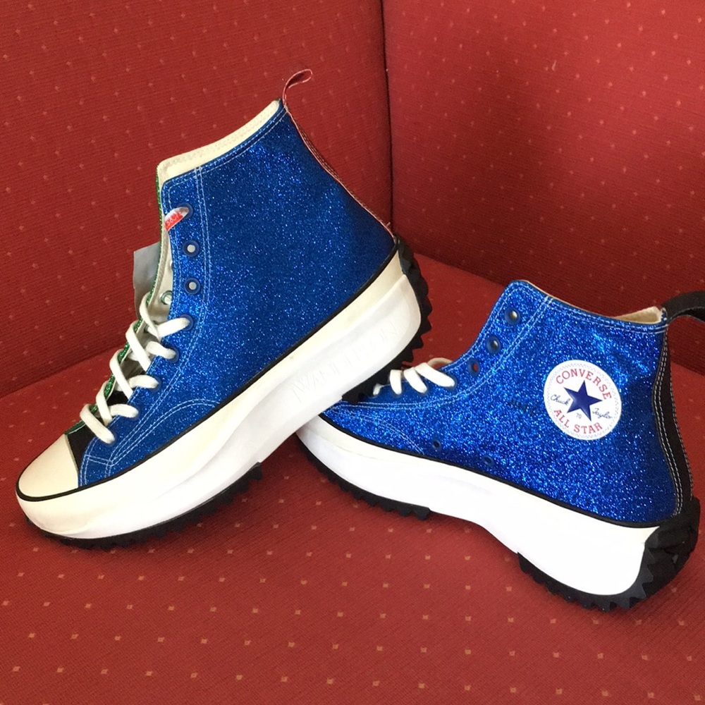 Converse X JW ANDERSON glitter Hightop Hike shoes